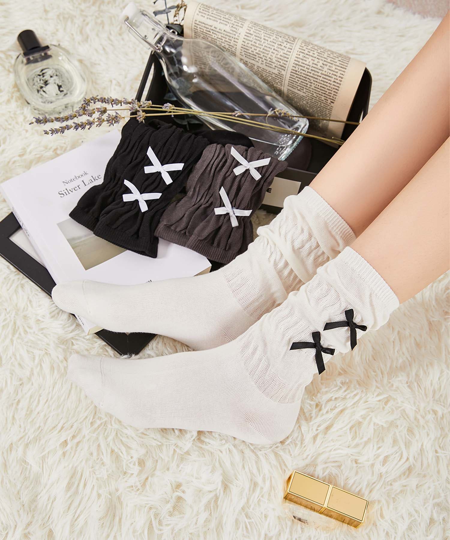 2025 MOSOX NEW COLLECTION]リボンルーズソックス[品番：XT000013301