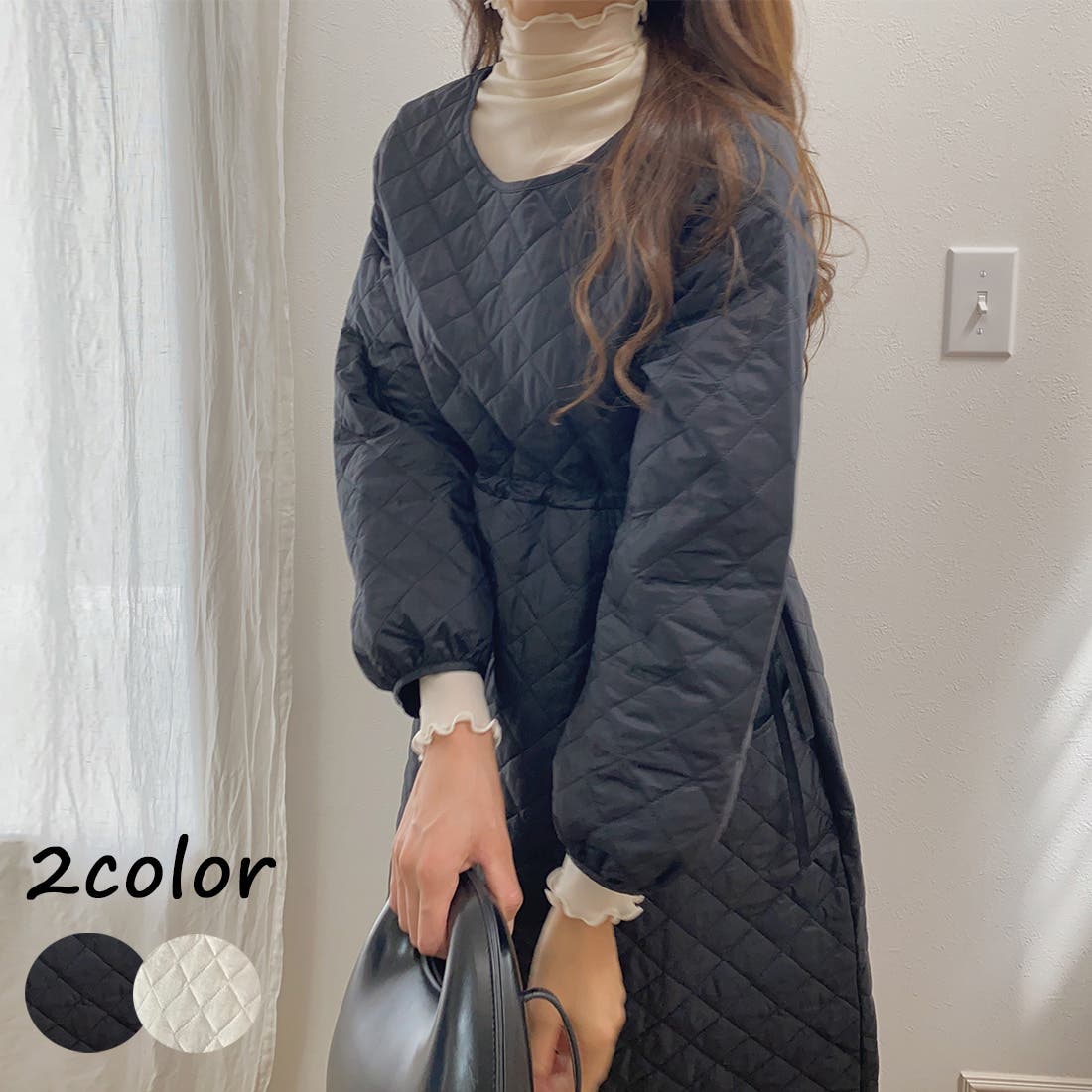 キルティングワンピース[品番：AMTW0004639]｜LAUIR（ラウアー）の