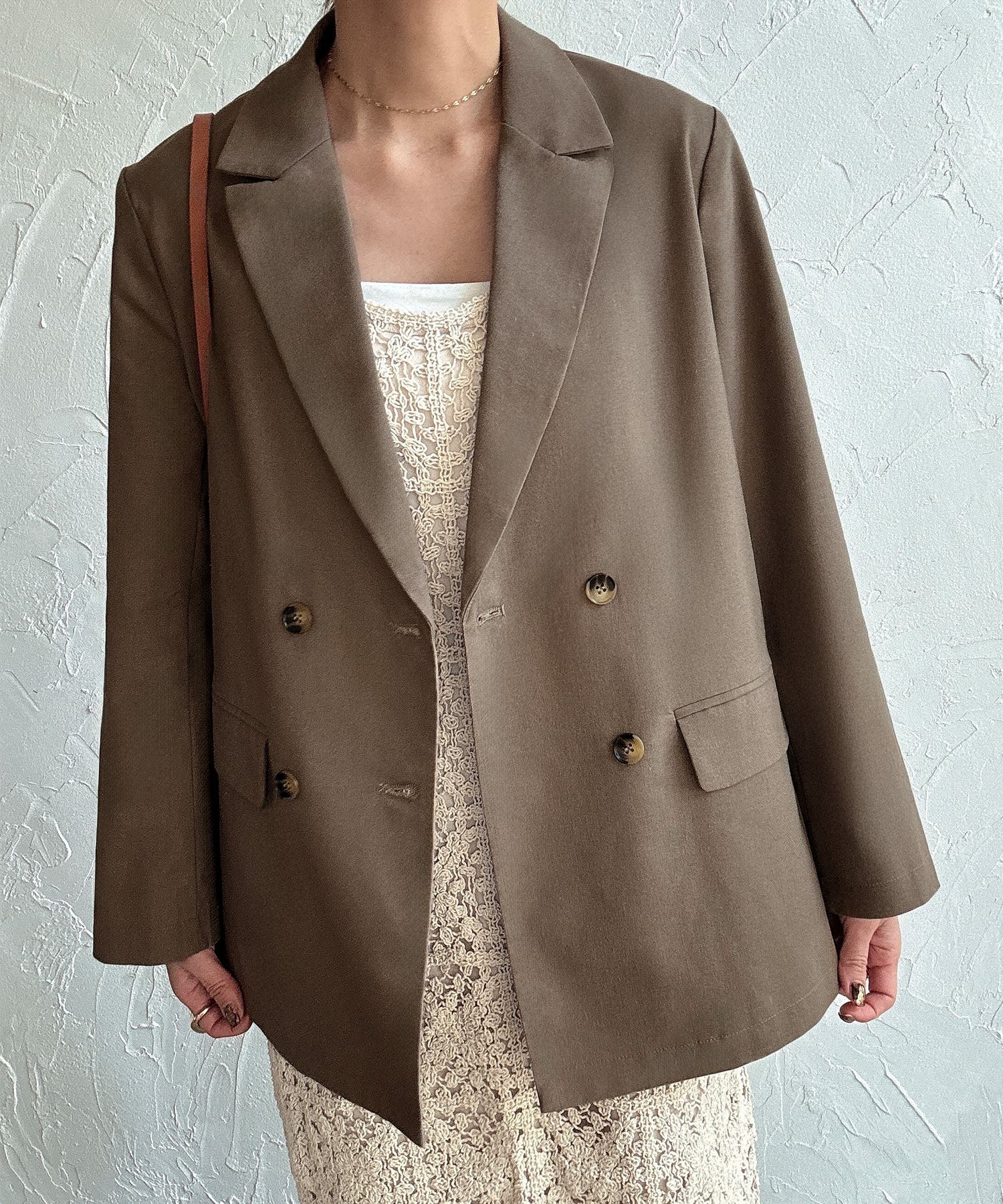 リネン混テーラードジャケット[品番：AMTW0012118]｜JUNOAH（ジュノア