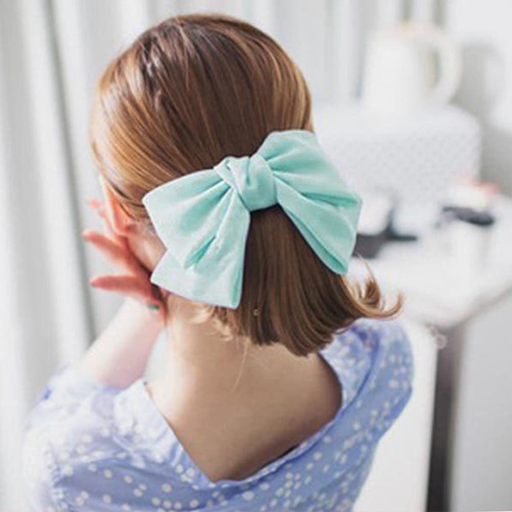 ヘアアクセサリー リボン バレッタ[品番：AGCW0005486