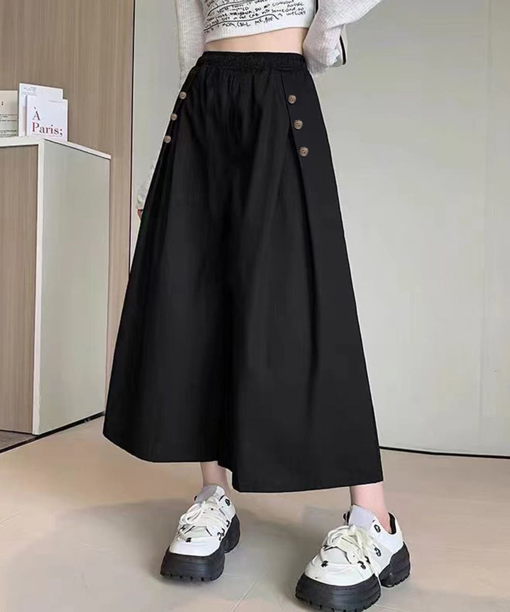ワイドパンツ ハイウエストガウチョパンツ[品番：AGCW0005741