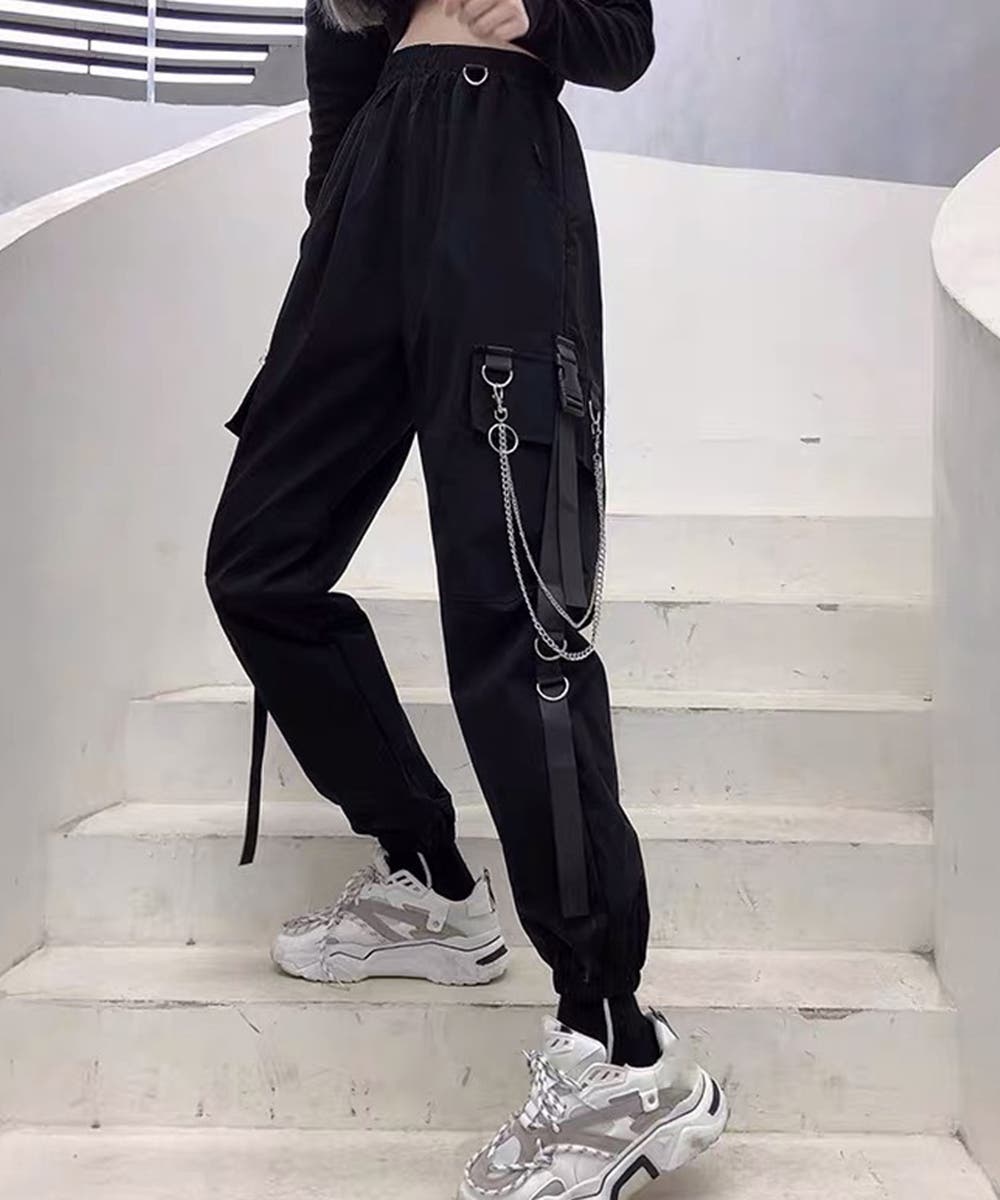 カーゴパンツ チェーン付き ボトムス[品番：AGCW0005676
