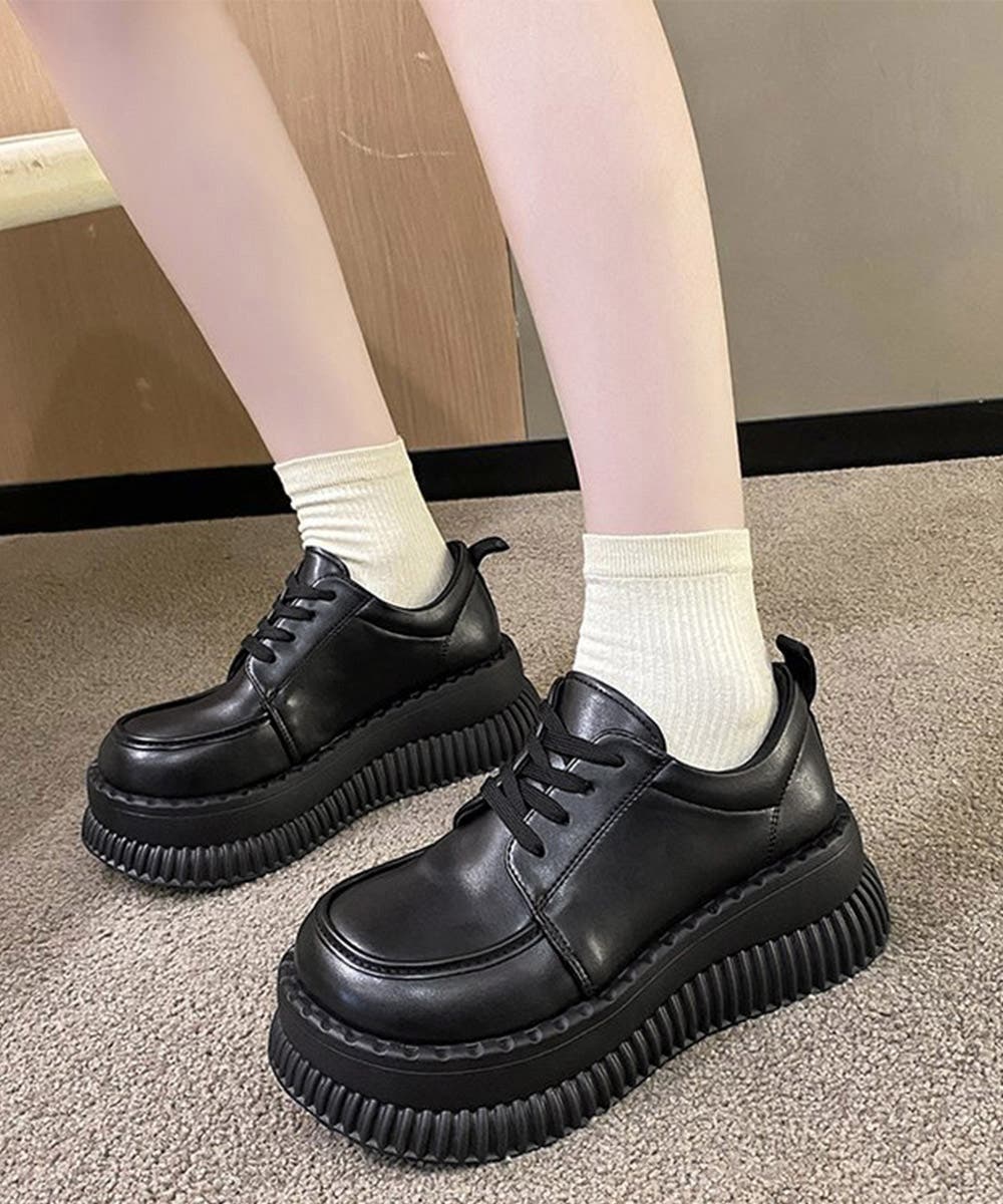 k*す様 JIHYANG チヒャン レイン対応厚底ローファー L 2025年