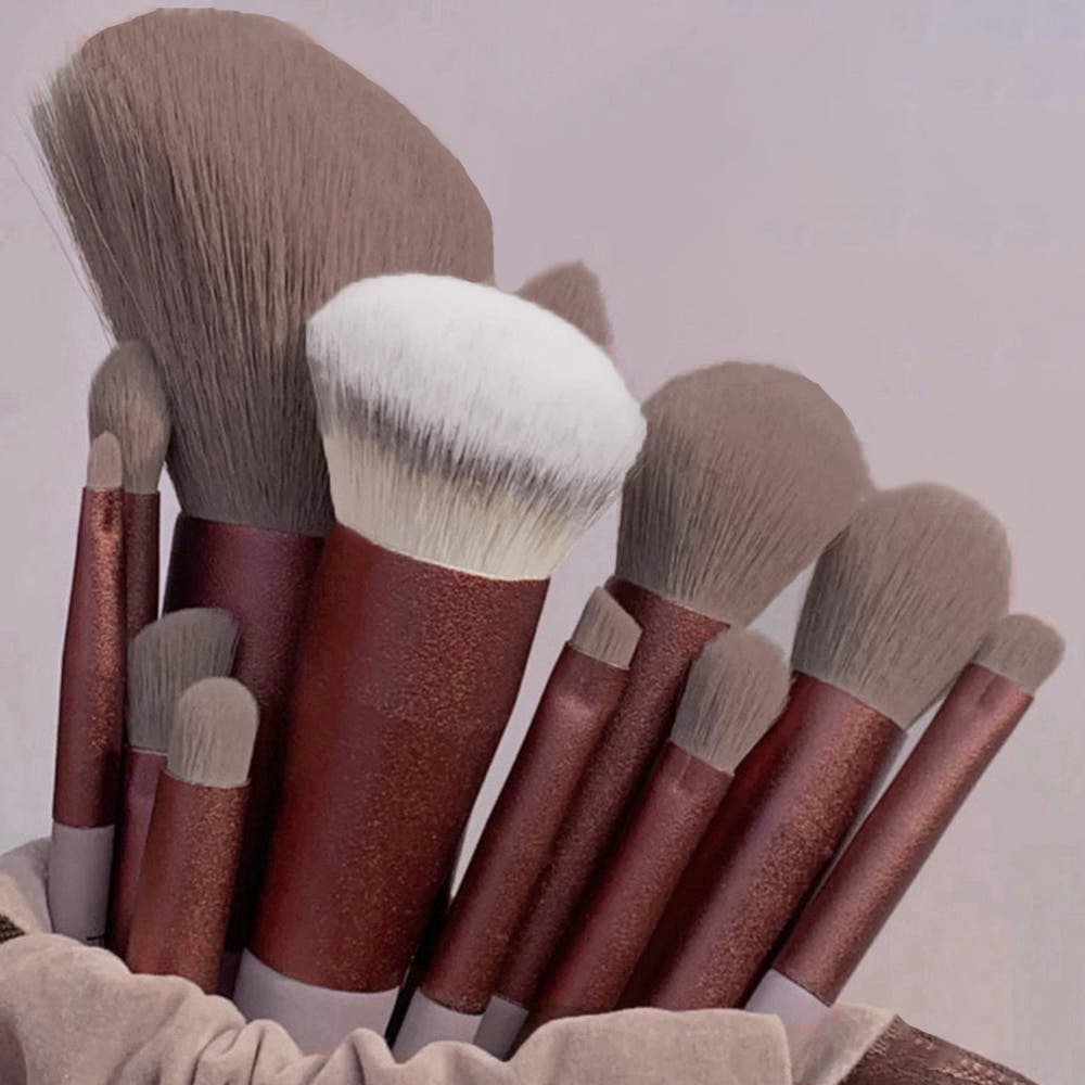 メイクブラシ13本セット 収納ポーチ付き[品番：AGCW0003500]｜SUNSHINE