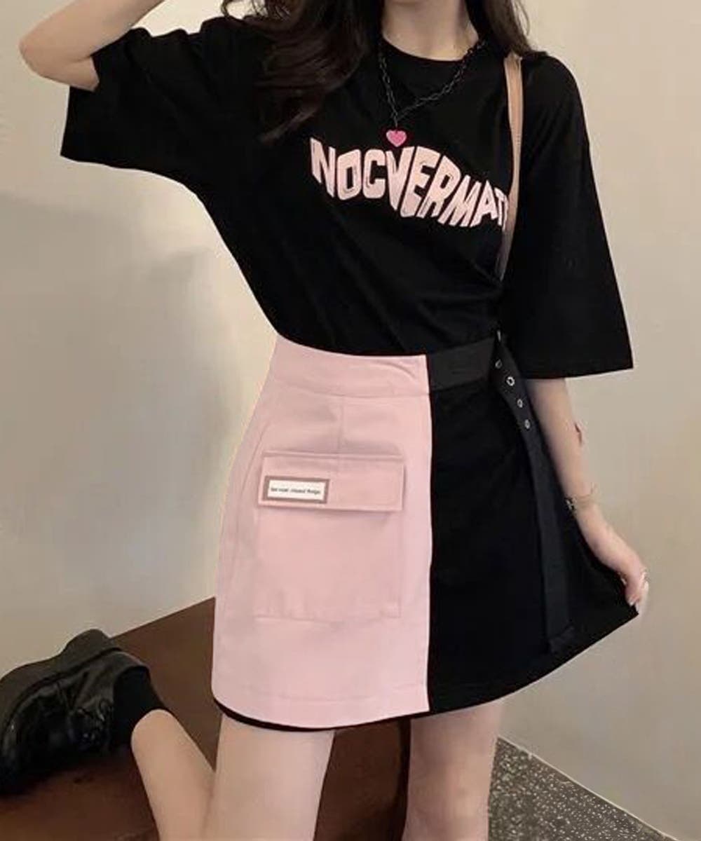 PAMEO POSE❤️シャツワンピース×ミニスカート　セット売り PAMEO POSE❤️シャツワンピース×ミニスカート セット売り