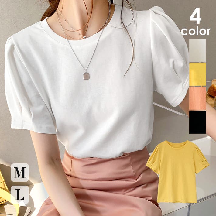 Tシャツ レディーストップス 半袖[品番：AGCW0001477]｜SUNSHINE