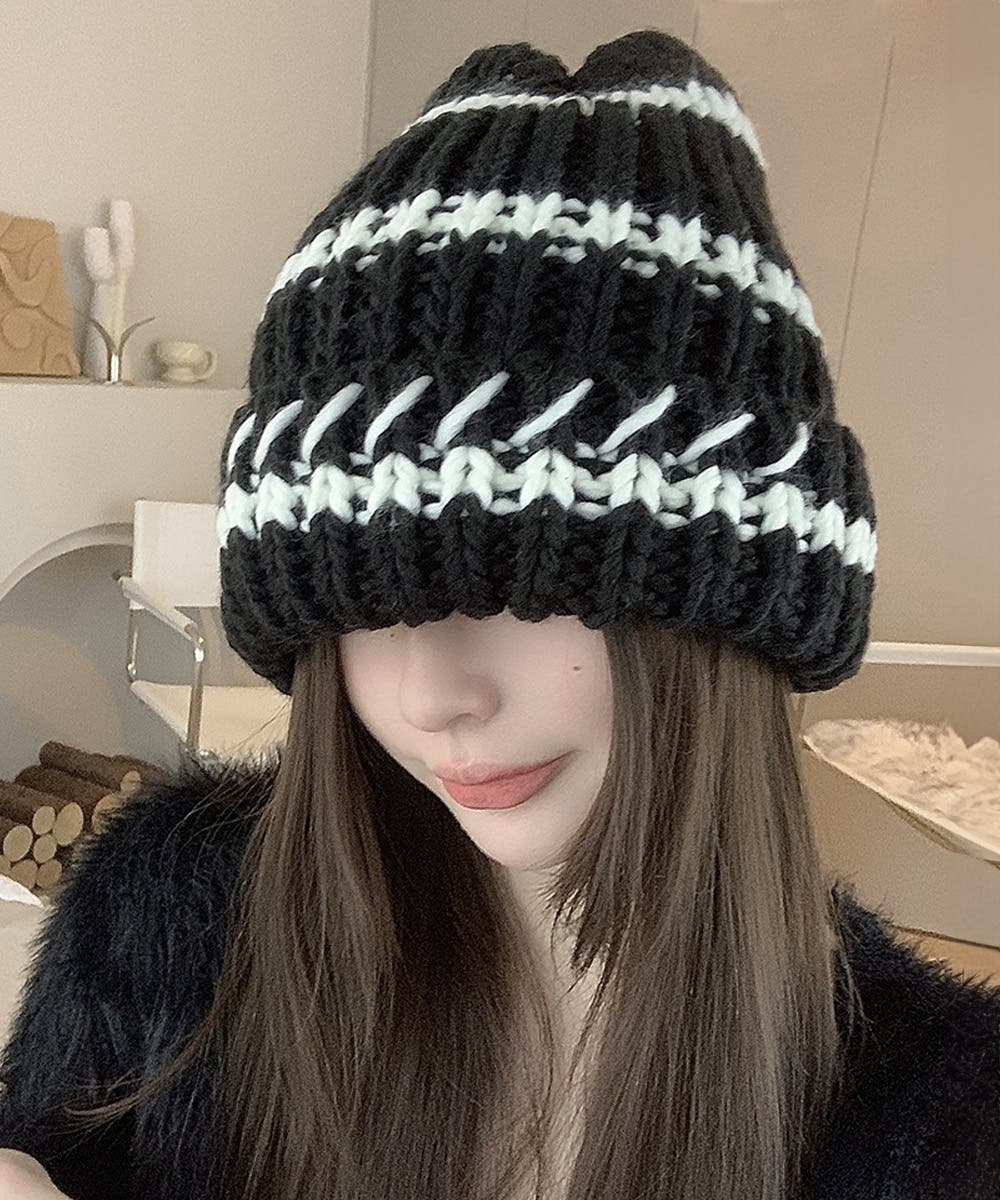 【即購入OK】G/FORE 韓国ライン 冬帽子 保温 ニットキャップ 未使用 ニット帽 レディース 防寒帽子 韓国秋冬[品番：AGCW0005084]｜SUNSHINE