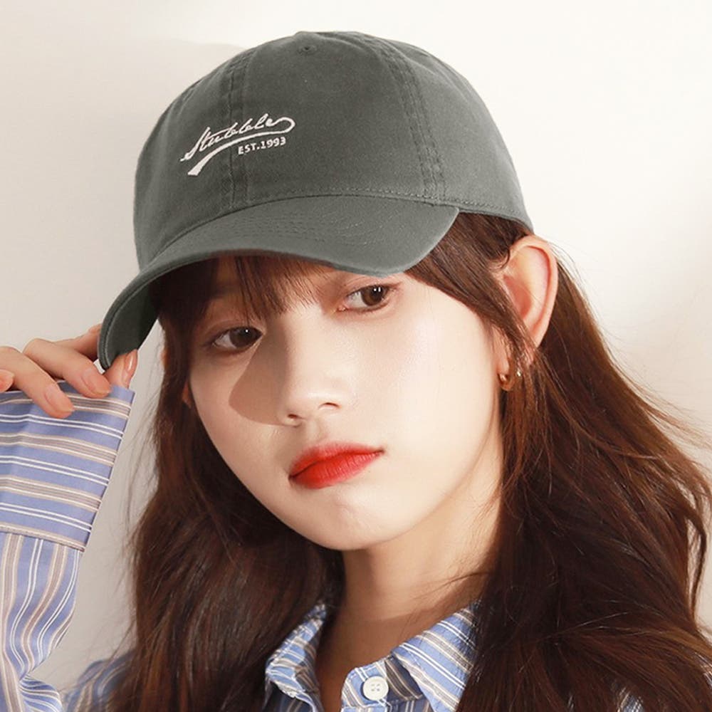 新品韓国購入正規品 aeae 迷彩キャップ 帽子 赤刺繍②