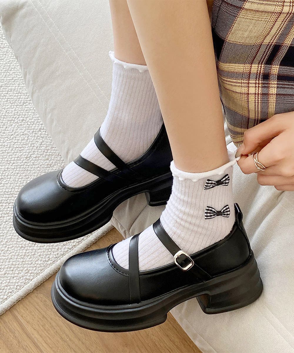 厚底ローファー レディース 美脚[品番：AGCW0006225]｜SUNSHINE CLOSET