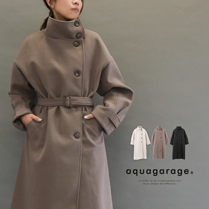 ストンと落ちるシルエットで、大人な印象に♪ニットモッサスタンド