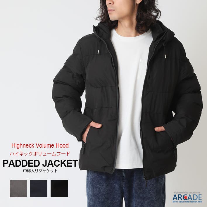 STONE  中綿入りジャケット ネイビー cloudshoe_st-43433-v0020