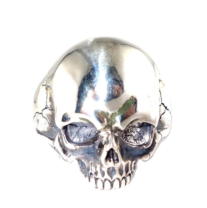 K-Smith スカルリング　12号　廃盤 スカルリング 指輪 シルバー925 K18YG 【刻印無料】 スカル 骸骨