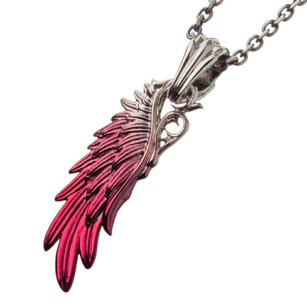 ダンガンロンパ アルテミスキングArtemiskingsモノミチェーン 50cm アルテミスキングス 赤彩ウイングペンダント 50cmチェーン付[品番