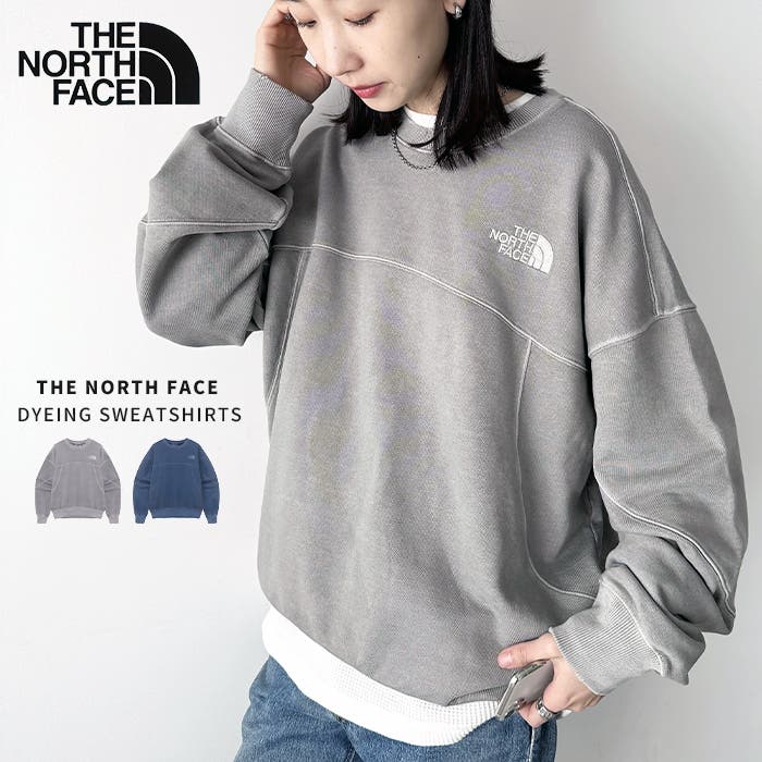 ラスト一点☆正規 新品✨ノースフェイス ヴィンテージ加工スウェット グレー Ｌ ラスト一点☆正規 新品✨ノースフェイス ヴィンテージ加工