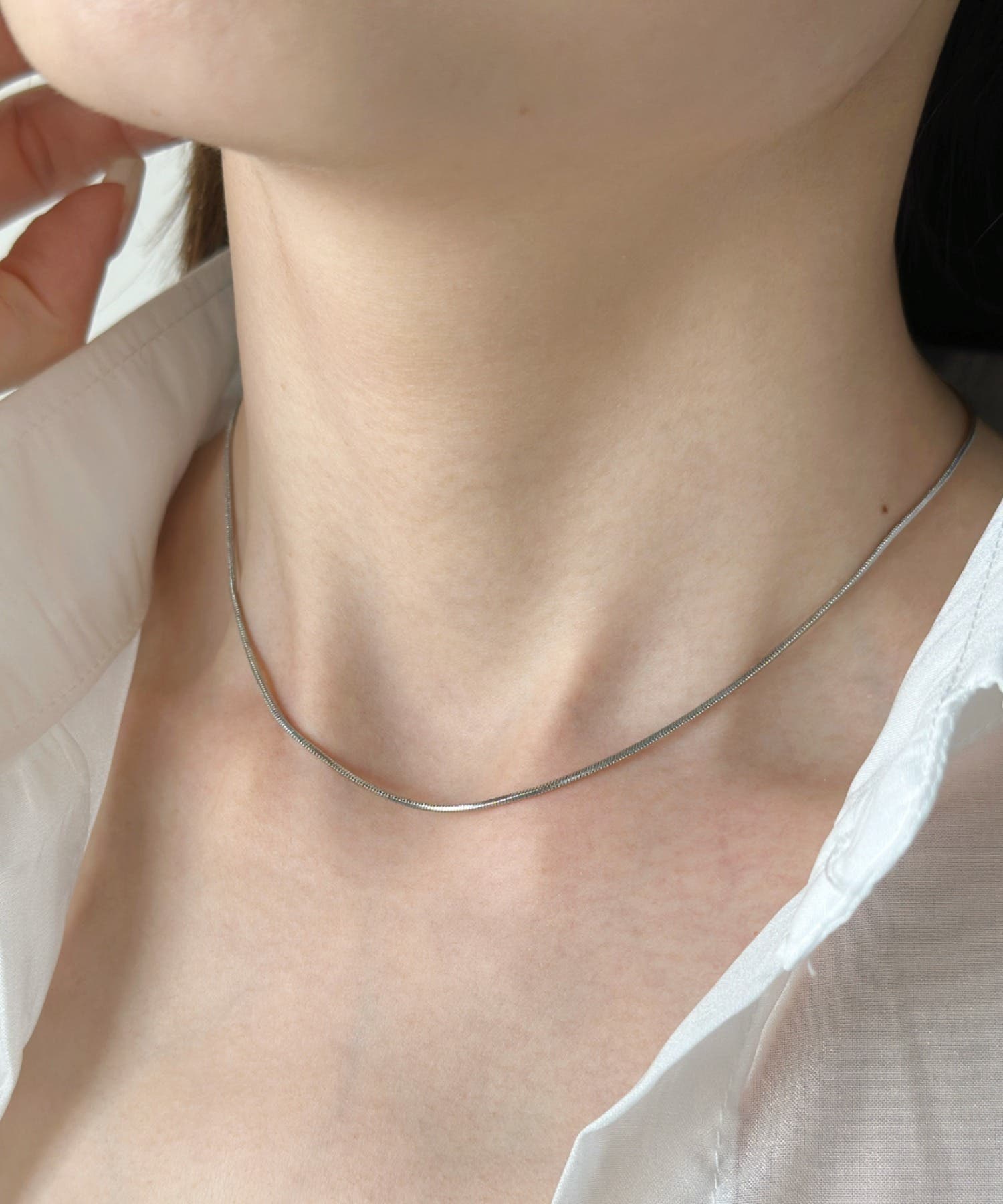 スネークチェーンネックレス[品番：OUTW0000041]｜Outfitter lab 