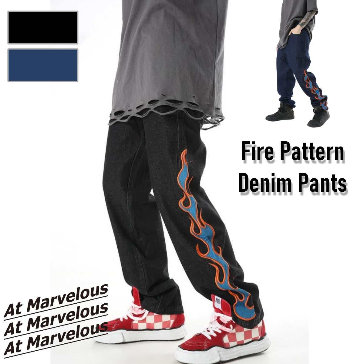 ファイアーライン デニムパンツ メンズ[品番：AMVW0000353]｜At