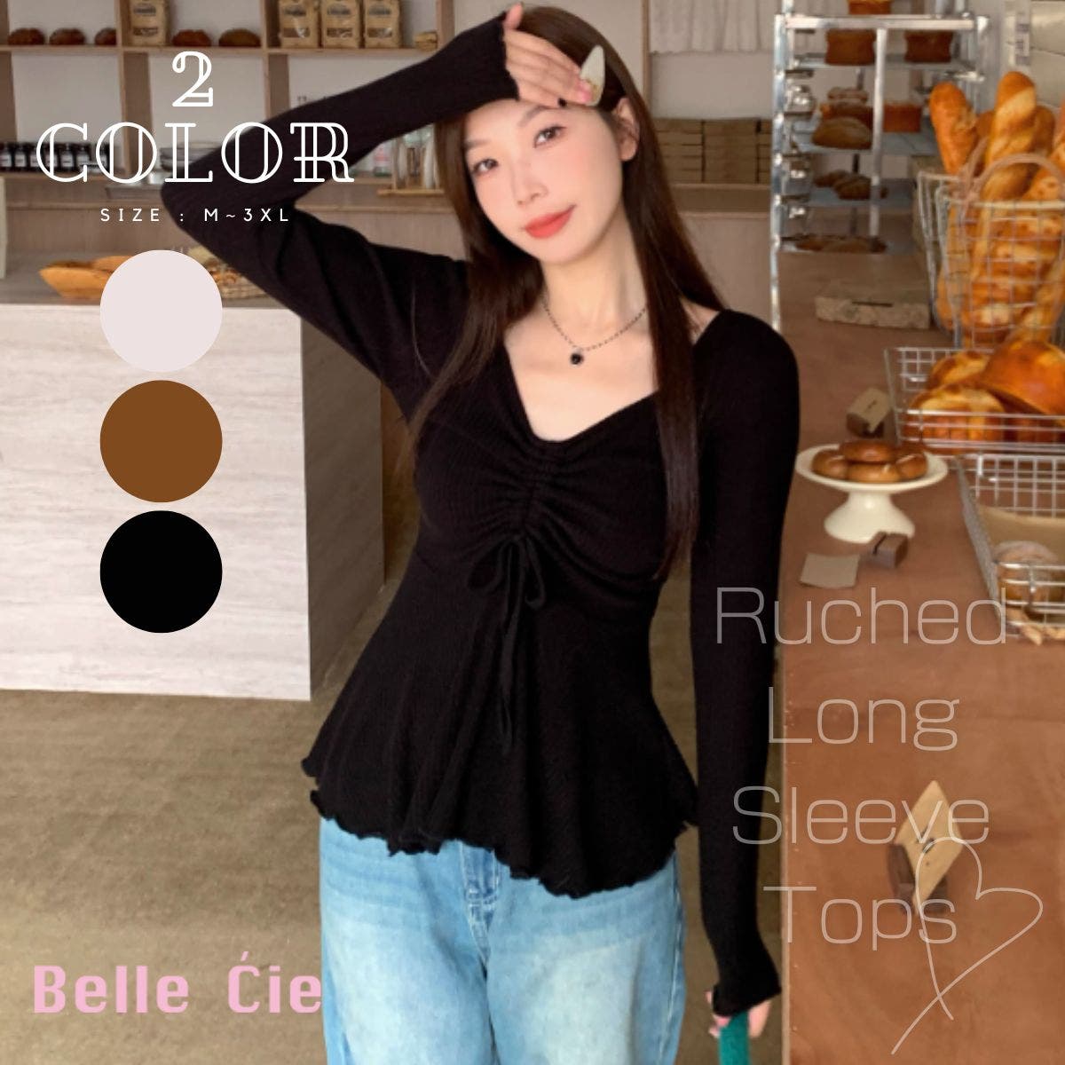 iore イオレ BELLE TOPS ベルトップス ベルスリーブドットチュールトップス(カットソー・Tシャツ