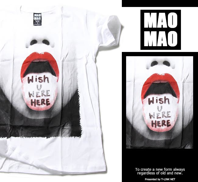 MaoMao グラフィックTシャツ 心の叫び[品番：TLKM0000671]｜T-LINK