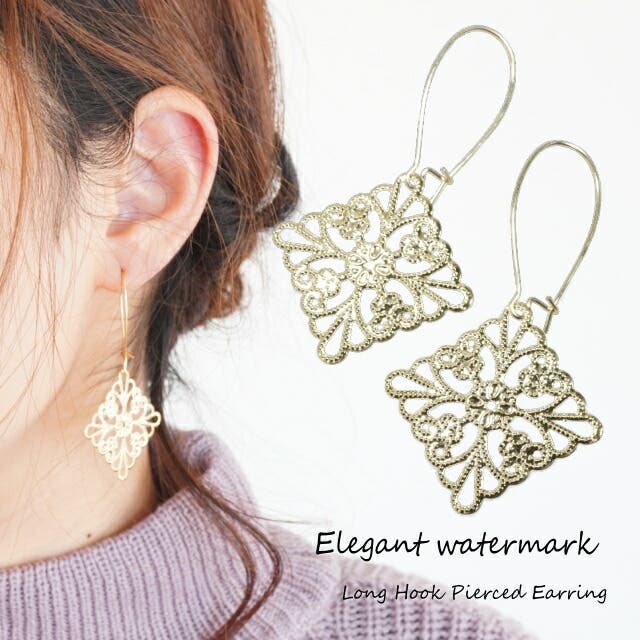 太*人様 透かし　フックピアス　一粒石ピアス 150-10-91.jpg