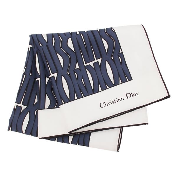 24SS☆千鳥格子♪】 DIOR 30 Montaigne ミッツァ スカーフ (Dior