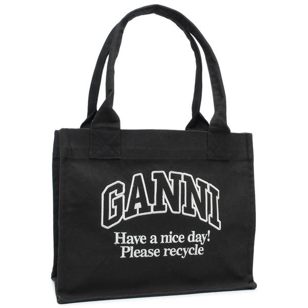 Ganni ガニー アニマルプリント トートバッグ ガニー GANNI バッグ 2WAY トートバッグ ハンドバッグ 手提げ