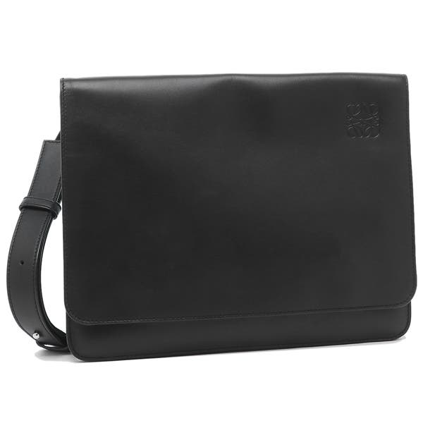 LOEWE ブラックショルダーバッグ ロエベ ショルダーバッグ ガゼット[品番：AXEB0021851]｜AXES