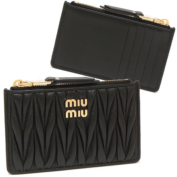miu 【週末LYP会員＋P10倍】ミュウミュウ MIUMIU カードケース