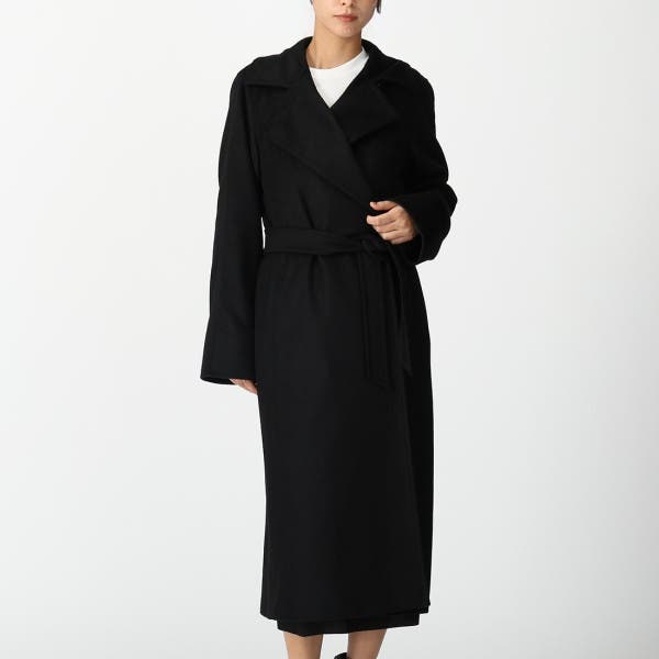 ♡マックスマーラ　マニュエラ♡黒コート36銀タグ マックスマーラ コート マニュエラ[品番：AXEB0035446]｜AXES