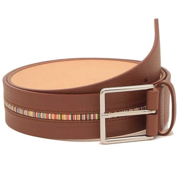 ポールスミス Paul Smith コート カシミヤ マルチストライプ ベルト ポールスミス ベルト マルチストライプ[品番：AXEB0032660