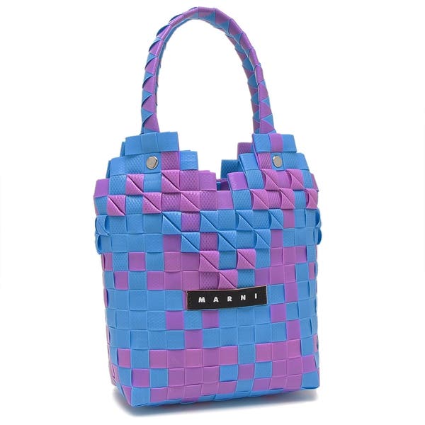 優しいピンク*Marni*MARKET コントラストトリムバスケットバッグ