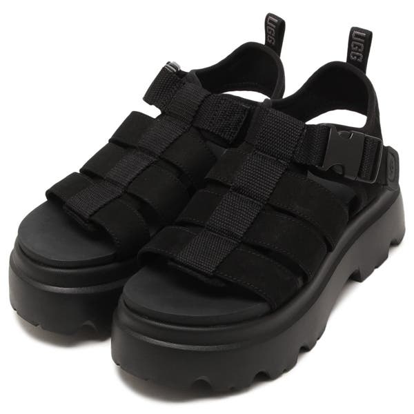 UGG アグブラック軽量厚底サンダル 1152697 ⭐新品⭐ UGG アグブラック軽量厚底サンダル 1152697 新品｜Yahoo!フリマ