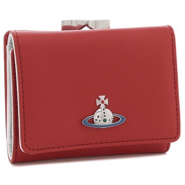 Vivienne Westwood 三つ折り財布 レッド 赤 エナメル
