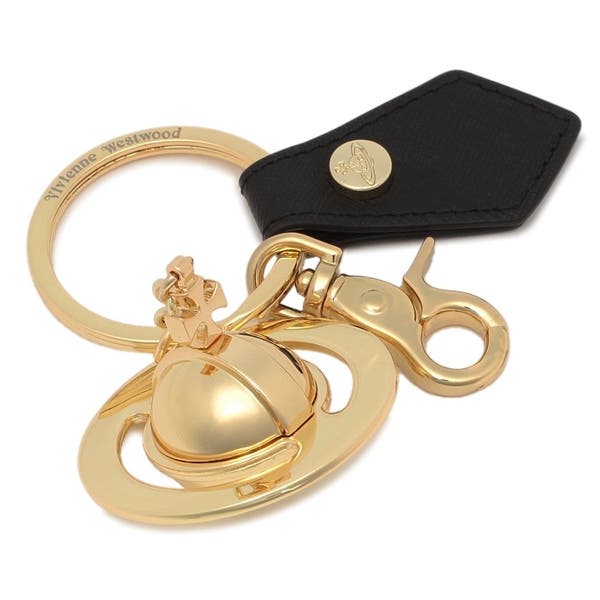 ヴィヴィアンウエストウッド 3Dオーブ ブラック キーホルダー ヴィヴィアンウエストウッド 3Dオーブ ブラック キーホルダー Vivienne