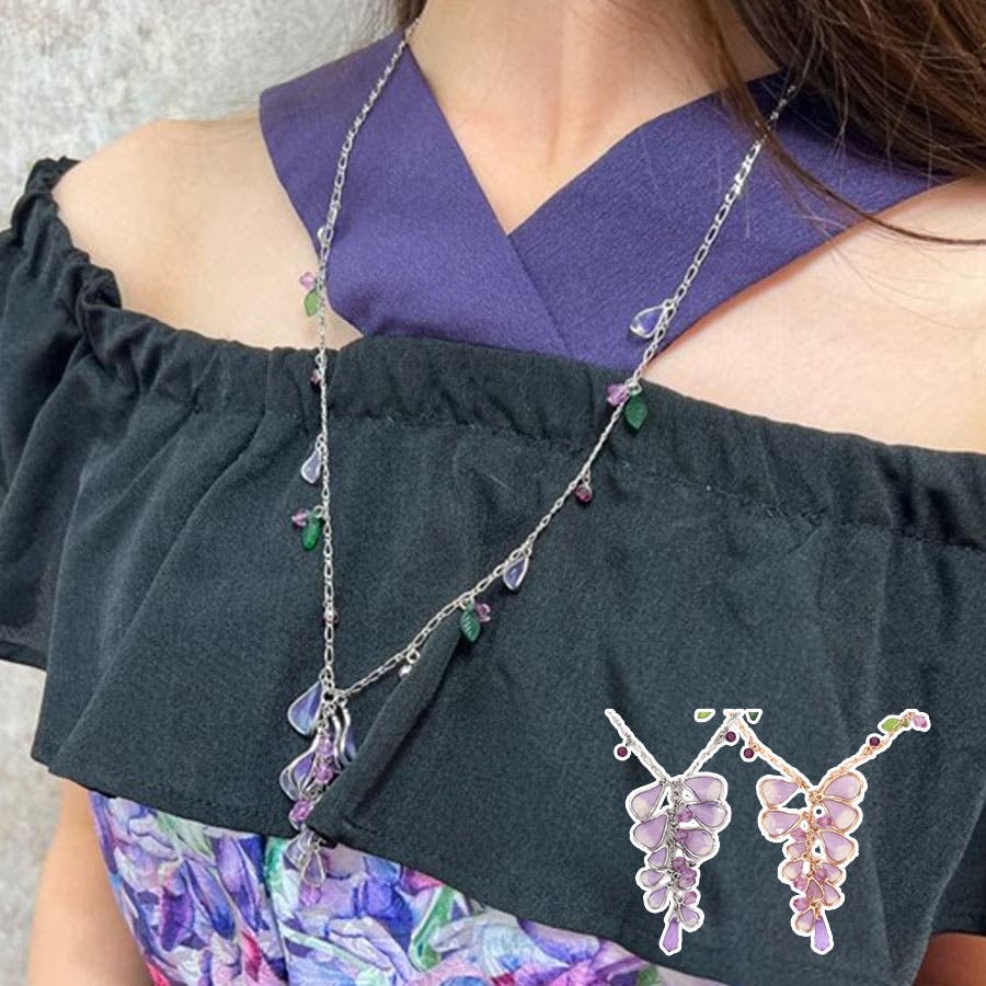 アクシーズファム 桜 モチーフ アクセサリー 3点セット デザイナー取材】axes femmeから、春を彩るお洋服「Blooming