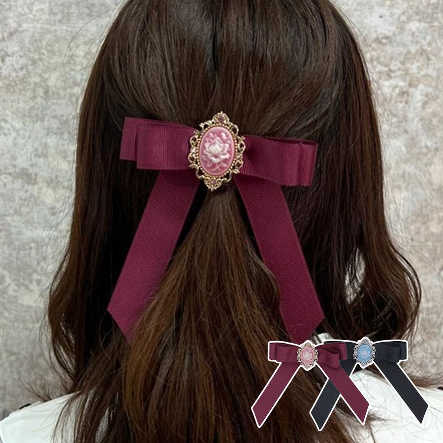 811◇チェスカメオリボンバレッタ ゴールド axes femme アクシーズ axes femme（アクシーズファム）の「チェスカメオリボンバレッタ
