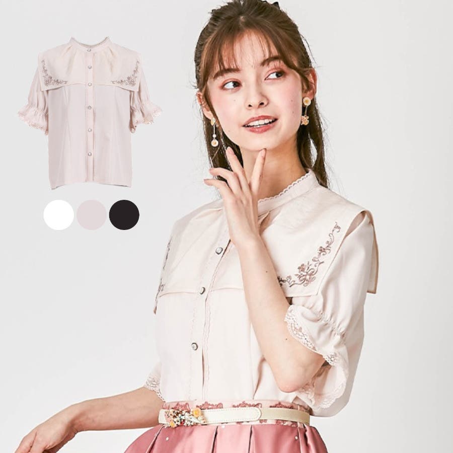 新品 未使用 courreges ジップアップレーヨンブラウス サイズ38