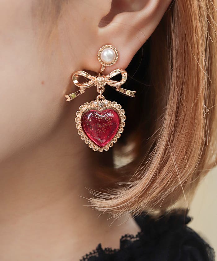 セイクリッドハートERピアス[品番：IGAW0007194]｜axes femme