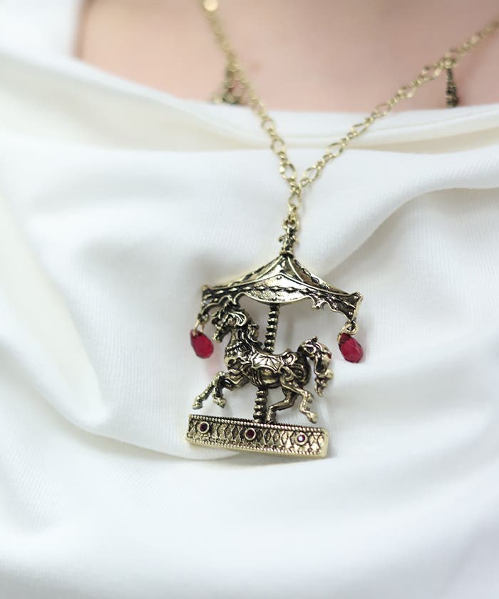 カルーセルネックレス[品番：IGAW0007298]｜axes femme（アクシーズ