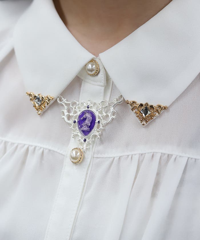 チェスナイト封入ネックレス[品番：IGAW0006578]｜axes femme