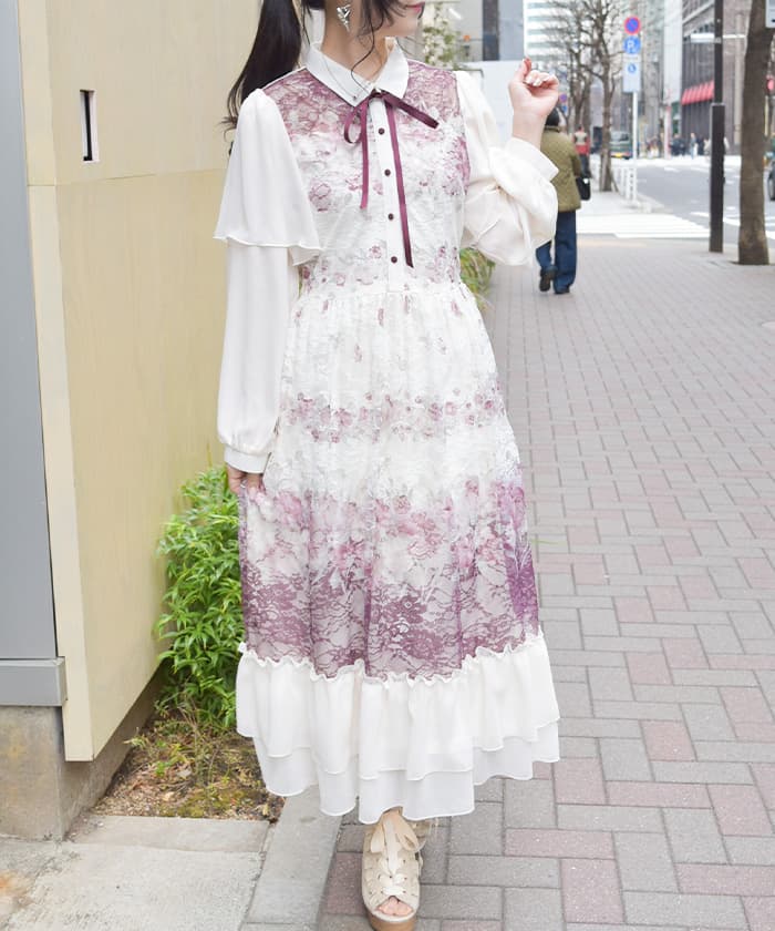 扇子×紅葉刺繍ジップスカート【期間限定価格】 | レディース服