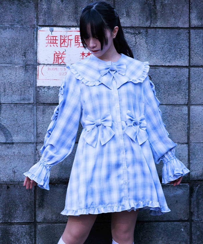 メニーメニーリボンワンピース[品番：IGAW0006085]｜axes femme