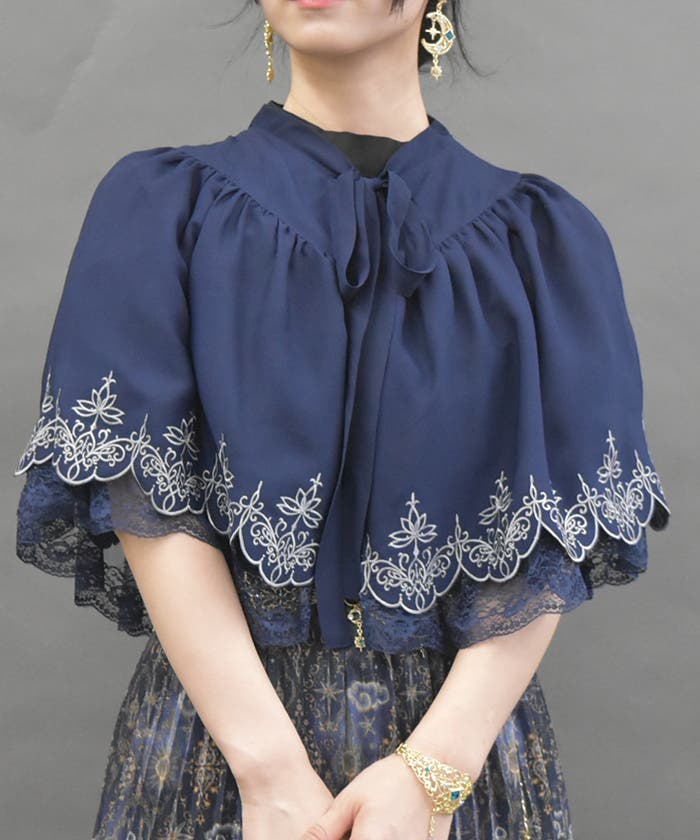 アラビアンナイト刺繍ケープ[品番：IGAW0006292]｜axes femme