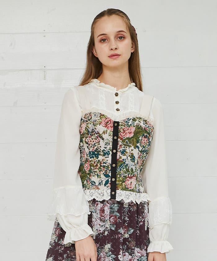 天体刺繍フード付コート | axes femme | axes femme online shop