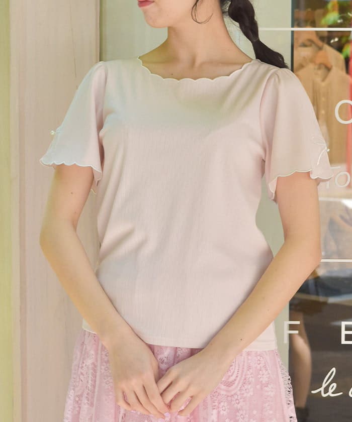 ビッグリボンプルオーバー（Tシャツ/カットソー）｜axes femme