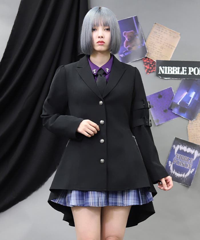 フィッシュテールロングジャケット[品番：IGAW0007525]｜axes femme