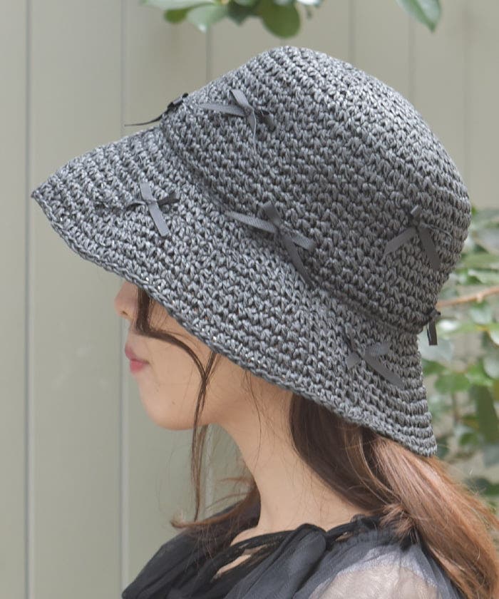 リボンペーパーハット[品番：IGAW0006210]｜axes femme（アクシーズ