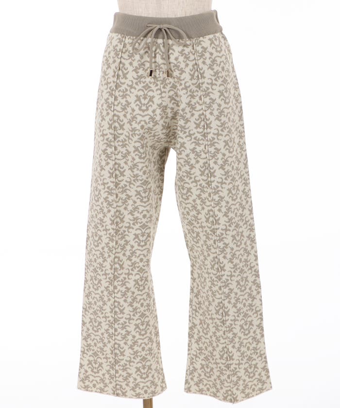 ジャガードニットパンツ[品番：IGAW0000677]｜axes femme（アクシーズ