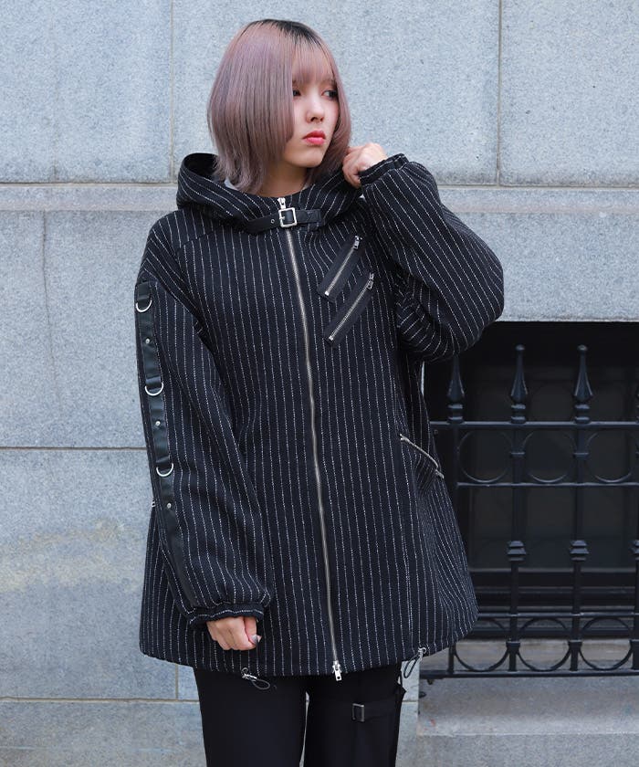 ベルトデザインモッズコート[品番：IGAW0007205]｜axes femme