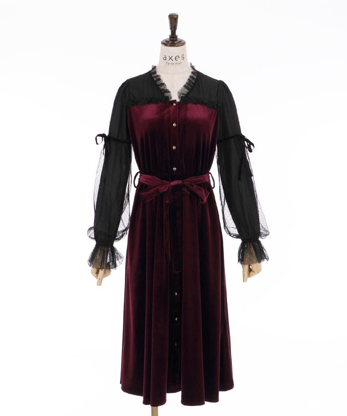 レーズベロアワンピース | レディース服・レディース