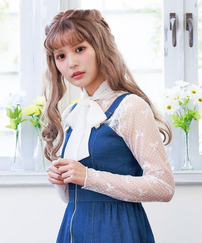 Axes アクシーズファム　BIGリボン　重ね着風　y2k coquette 値引 axes アクシーズファムBIGリボンビックリボンy2k coquette